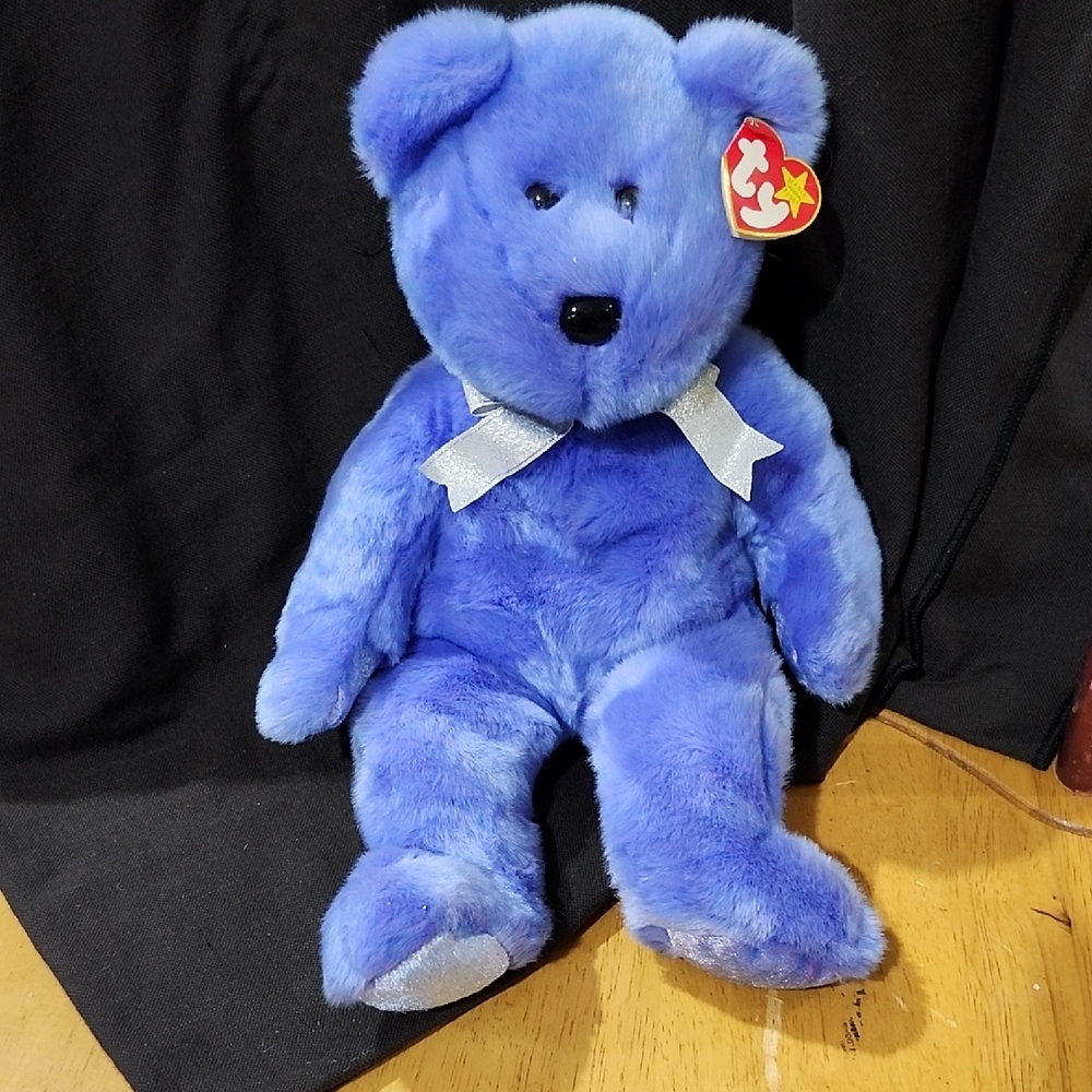 VINTAGE TY LARGE "CLUBBY II" BEANIE BABY BEAR